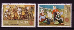 TÜRKEI MI-NR. 2355-2356 O EUROPA 1975 - GEMÄLDE - 1975