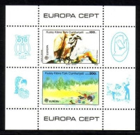 TÜRKISCH ZYPERN BLOCK 5 POSTFRISCH(MINT) EUROPA 1986 NATUR- Und UMWELTSCHUTZ GÄNSEGEIER - 1986