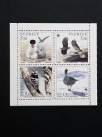 SCHWEDEN MI-NR. 1847-1850 POSTFRISCH(MINT) WWF NATURSCHUTZ VÖGEL SCHWALBE SEEADLER SPECHT GANS - Ungebraucht