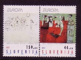 SLOWENIEN MI-NR. 48-49 POSTFRISCH(MINT) EUROPA 1993 - ZEITGENÖSSISCHE KUNST - 1993