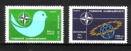 TÜRKEI MI-NR. 2120-2121 POSTFRISCH(MINT) NATO 1969 - Ungebraucht