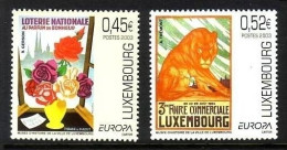 LUXEMBOURG MI-NR. 1607-1608 POSTFRISCH(MINT) EUROPA 2003 PLAKATKUNST - 2003