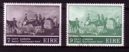 IRLAND MI-NR. 315-316 GESTEMPELT(USED) EUROPA 1975 JAGDGEMÄLDE MIT PFERDEN - 1975