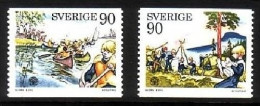 SCHWEDEN MI-NR. 921-922 POSTFRISCH(MINT) PFADFINDER 1975 - Unused Stamps