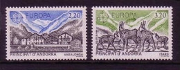 ANDORRA FRANZÖSISCH MI-NR. 369-370 POSTFRISCH EUROPA 1986 NATUR Und UMWELTSCHUTZ - 1986