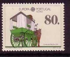 AZOREN MI-NR. 390 B POSTFRISCH(MINT) EUROPA 1988 PFERDEOMNIBUS TRANSPORT- Und KOMMUNIKATIONSMITTEL - 1988