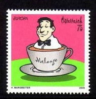 ÖSTERREICH MI-NR. 2533 POSTFRISCH(MINT) EUROPA 2005 GASTRONOMIE KAFFEETASSE - 2005