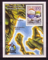 JUGOSLAWIEN BLOCK 28 POSTFRISCH(MINT) SEGEL EM 1986 FLYING DUTCHMAN SEGELBOOTE - Zeilen