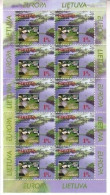 LITAUEN MI-NR. 693-694 POSTFRISCH(MINT) KLEINBOGENSATZ EUROPA 1999 NATUR- Und NATIONALPARKS - Litauen