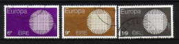 IRLAND MI-NR. 239-241 O EUROPA 1970 SONNENSYMBOL - 1970