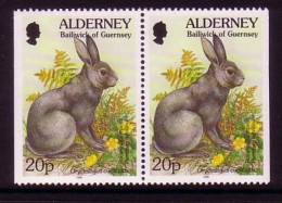 ALDERNEY MI-NR. 76 D/D POSTFRISCH(MINT) FLORA Und FAUNA - WILDKANINCHEN - Alderney