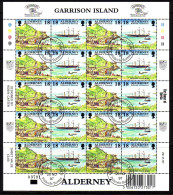 ALDERNEY MI-NR. 108-115 GESTEMPELT(USED) KLEINBOGENSATZ HISTORISCHE ENTWICKLUNG SCHIFFE KUTSCHE - Alderney