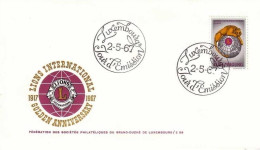 LUXEMBOURG MI-NR. 750 FDC LIONS INTERNATIONAL - FDC