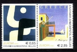 GRIECHENLAND MI-NR. 2150-2151 C ZD POSTFRISCH(MINT) EUROPA 2003 - PLAKATKUNST - 2003