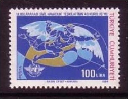 TÜRKEI MI-NR. 2699 POSTFRISCH(MINT) ICAO INTERNATIONALER ORGANISATION FÜR ZIVILLUFTFAHRT - IKARUS - Unused Stamps