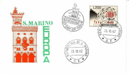 SAN MARINO MI-NR. 749 FDC CEPT 1962 - 1962