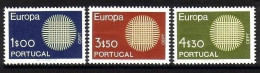 PORTUGAL MI-NR. 1092-1094 POSTFRISCH(MINT) EUROPA 1970 SONNENSYMBOL - 1970