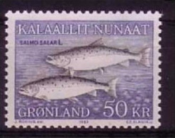 GRÖNLAND MI-NR. 140 POSTFRISCH(MINT) MEERESTIERE ATLANTISCHER LACHS - Neufs