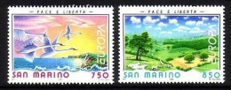 SAN MARINO MI-NR. 1607-1608 POSTFRISCH(MINT) EUROPA 1995 - FRIEDEN Und FREIHEIT SCHWÄNE - 1995