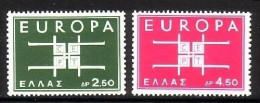 GRIECHENLAND MI-NR. 821-822 POSTFRISCH(MINT) EUROPA 1963 - 1963