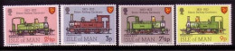 ISLE OF MAN MI-NR. 29-32 POSTFRISCH(MINT) EISENBAHN 1973 TENDERLOKOMOTIVE - Isola Di Man