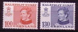 GRÖNLAND MI-NR. 101-102 POSTFRISCH(MINT) KÖNIGIN MARGRETHE II. - Ongebruikt