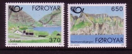 FÄRÖER MI-NR. 219-220 POSTFRISCH(MINT) NORDEN 1991 - TOURISMUS - Färöer Inseln