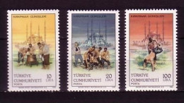 TÜRKEI MI-NR. 2751-2753 POSTFRISCH(MINT) NATIONALE RINGWETTKÄMPFE SELIM MOSCHEE - Unused Stamps