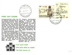 FINNLAND MI-NR. 842-843 FDC EUROPA 1979 POST- UND FERNMELDEWESEN - 1979