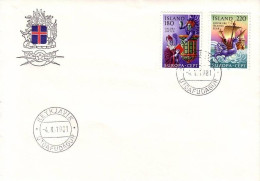 ISLAND MI-NR. 565-566 FDC EUROPA 1981 FOLKLORE - 1981