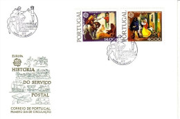 PORTUGAL MI-NR. 1441-1442 Y FDC EUROPA 1979 POSTWESEN POSTREITER POSTBOTE PFERD - 1979