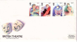 GROSSBRITANNIEN MI-NR. 914-917 FDC EUROPA 1982 HISTORISCHE EREIGNISSE THEATER OPER - 1982