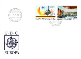 FINNLAND MI-NR. 926-927 FDC EUROPA 1983 - 1983