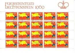 LIECHTENSTEIN MI-NR. 518-520 GESTEMPELT(USED) KLEINBOGEN SAGEN - Blocs & Feuillets