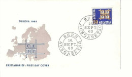 SCHWEIZ MI-NR. 781 FDC CEPT 1963 - 1963