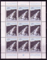 JUGOSLAWIEN MI-NR. 1450 POSTFRISCH(MINT) KLEINBOGEN SKIFLUG WM PLANICA 1972 - Blocks & Sheetlets