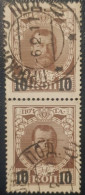 Russia 10K Pair Used Postmark Stamp 1916 - Brieven En Documenten