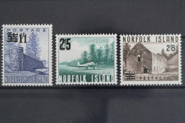 Norfolk-Inseln, MiNr. 37-39, Ansichten, Falz - Isla Norfolk