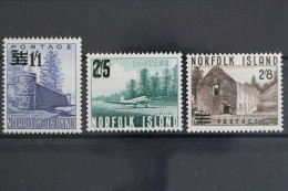 Norfolk-Inseln, MiNr. 37-39, Ansichten, Falz - Norfolkinsel