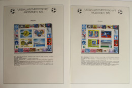 Fussballweltmeisterschaft Argentinien 1978, Im Lindner Vordruck - Collezioni (in Album)