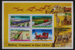 Uganda, MiNr. Block 3. Eisenbahn, Postfrisch - Uganda (1962-...)