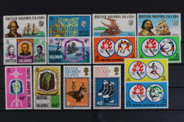 Salomoninseln, MiNr. 201-214, Jahrgang 1971, Postfrisch - Solomon Islands (1978-...)