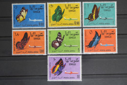 Somalia, Schmetterlinge, MiNr. 24-30, Postfrisch - Somalie (1960-...)