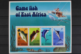 Uganda, MiNr. Block 4, Fische, Postfrisch - Uganda (1962-...)