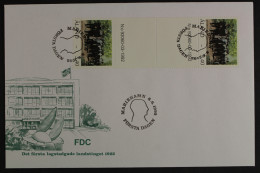 Aland, MiNr. 63, Zwischenstegpaar MitNummer, FDC - Aland