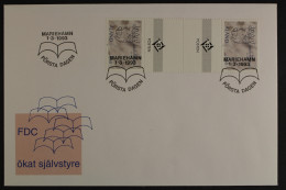 Aland, MiNr. 65, Zwischenstegpaar Mit Posthorn, FDC - Aland