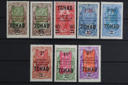 Tschad, MiNr. 37-44, Falz - Other & Unclassified