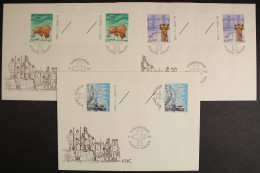 Aland, MiNr. 16-18, Zwischenstegpaare, FDC - Aland