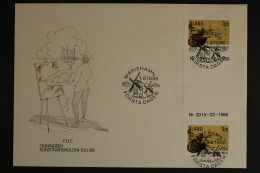 Aland, MiNr. 19, Zwischenstegpaar, FDC - Aland