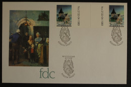 Aland, MiNr. 37, Zwischenstegpaar Mit Nummer, FDC - Aland